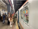 Car # 1575 at 2nd Ave Station-how about those people wearing those fancy hats 